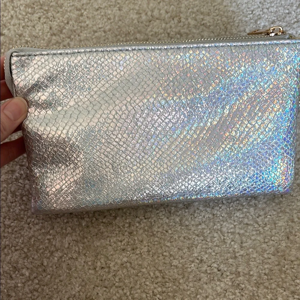 Silver Wristlet Clutch - Picture 2 of 6